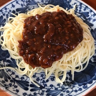 和風ミートソース スパゲティ！